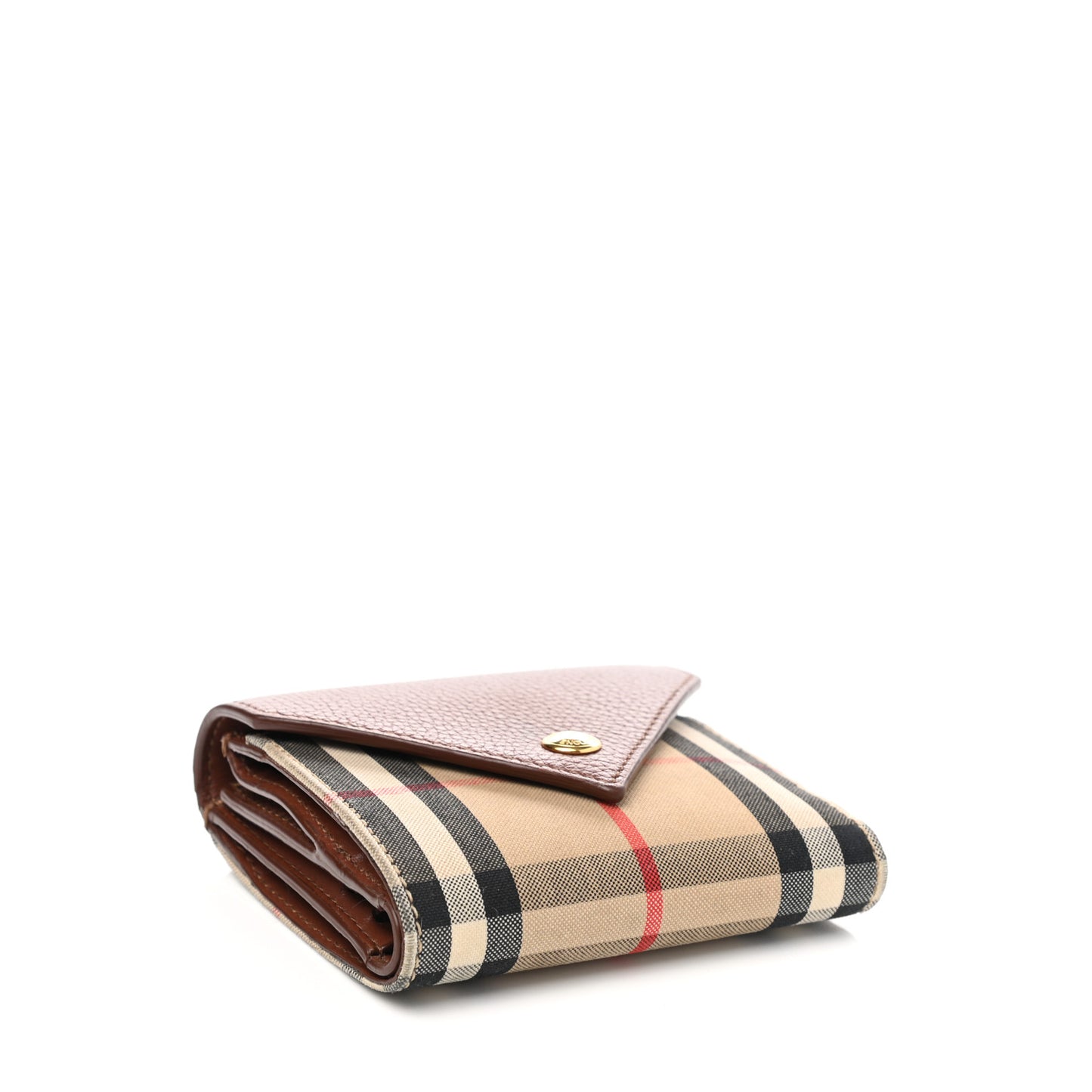 Haymarket Check Compact Wallet Brown