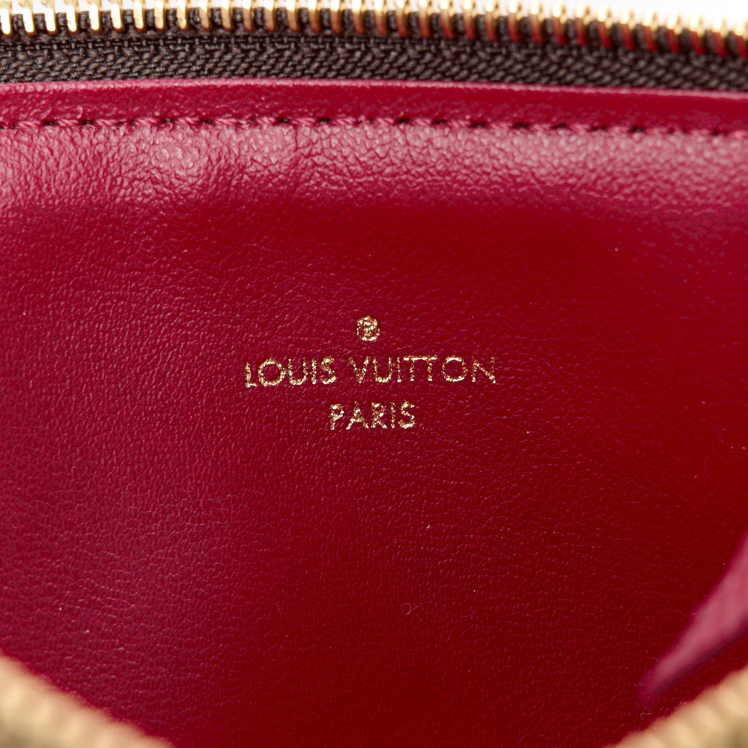 Louis Vuitton Monogram Pochette Felicie Chain Wallet Fuchsia 12 of 16