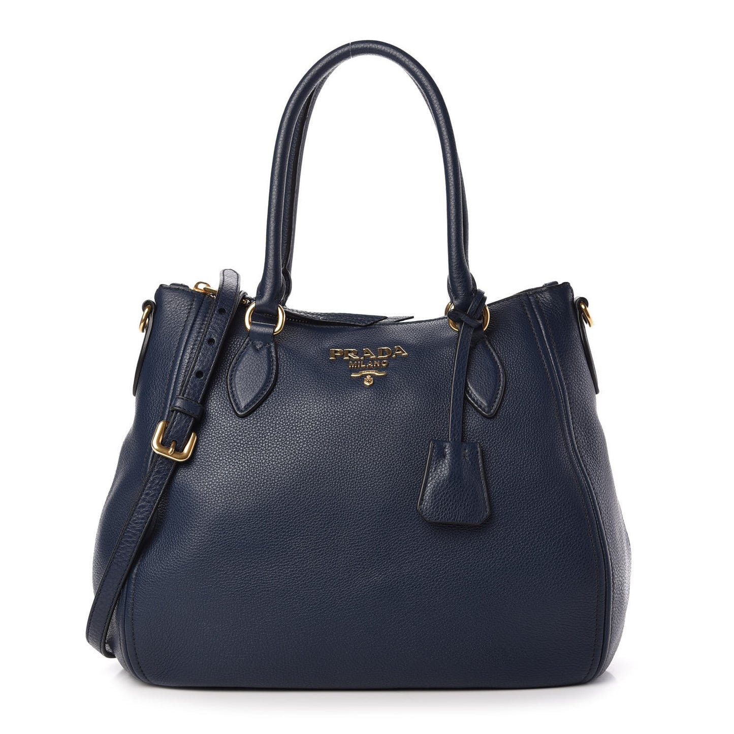 Vitello Daino Shoulder Bag Baltico