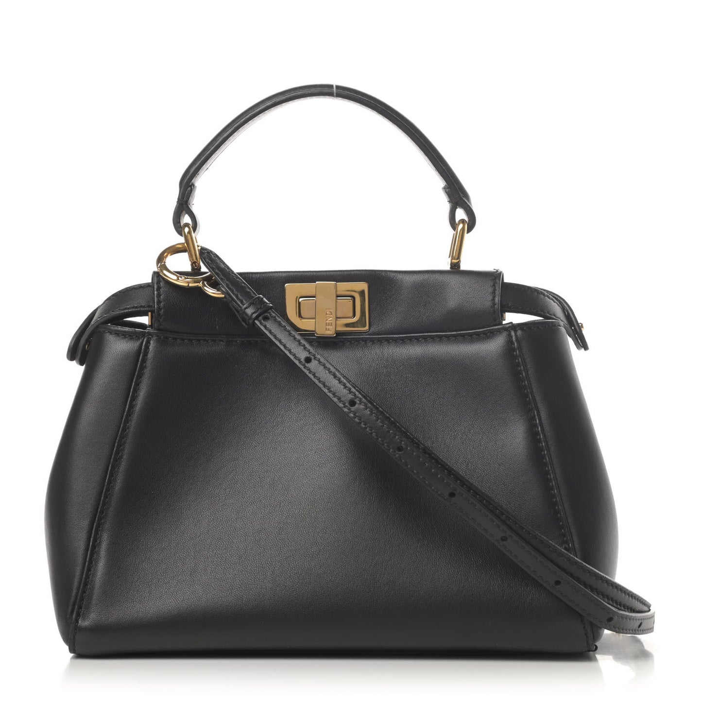 Nappa Mini Peekaboo Iconic Satchel Black