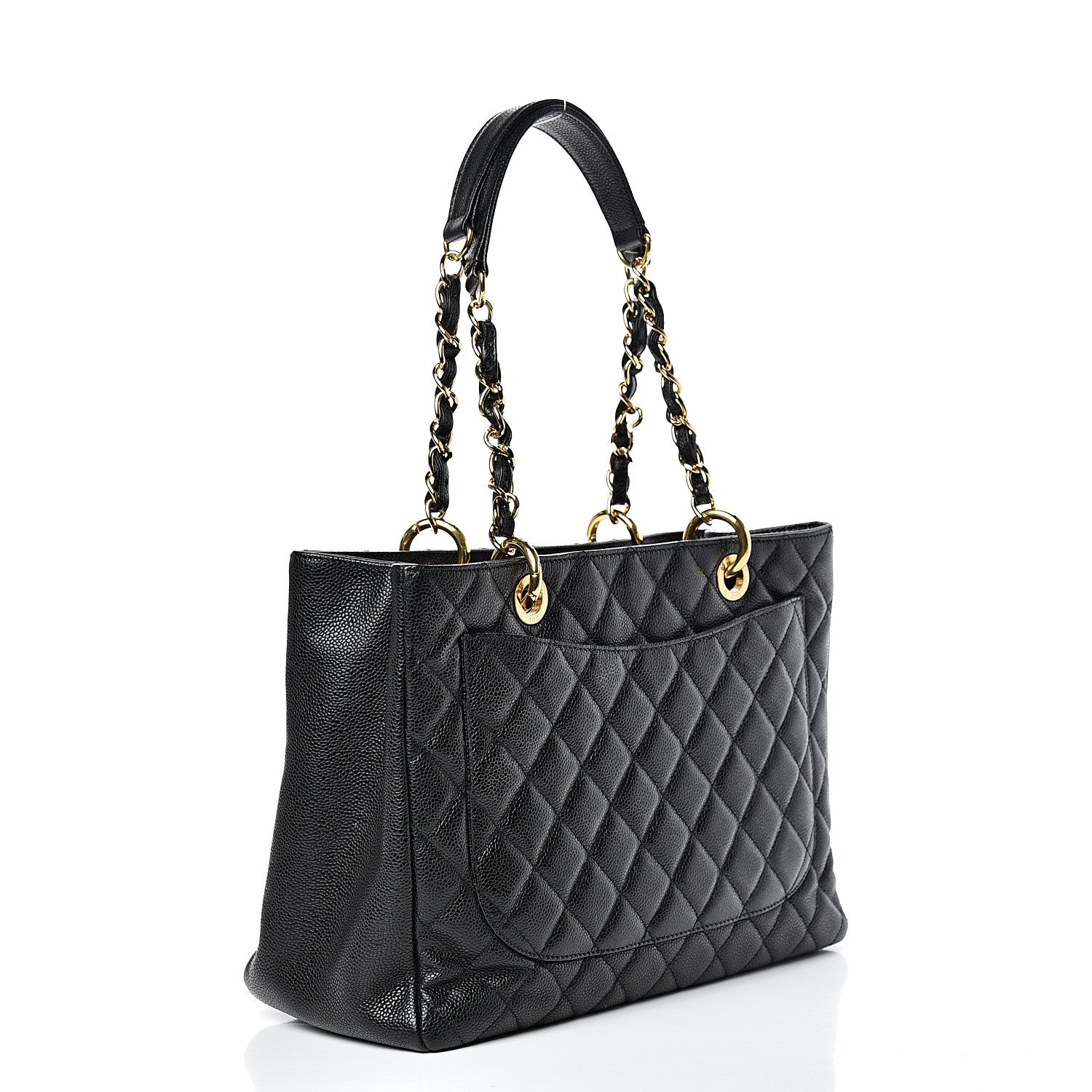 Chanel Caviar Quilted Grand Shopping Tote GST Black 2 of 11
