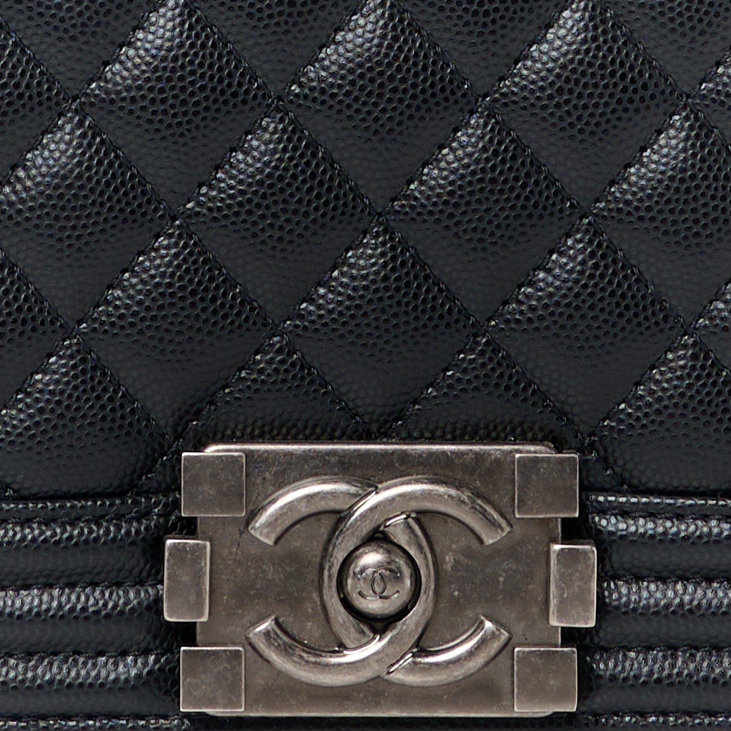 Chanel Caviar Quilted Medium Boy Flap Black 8 of 11