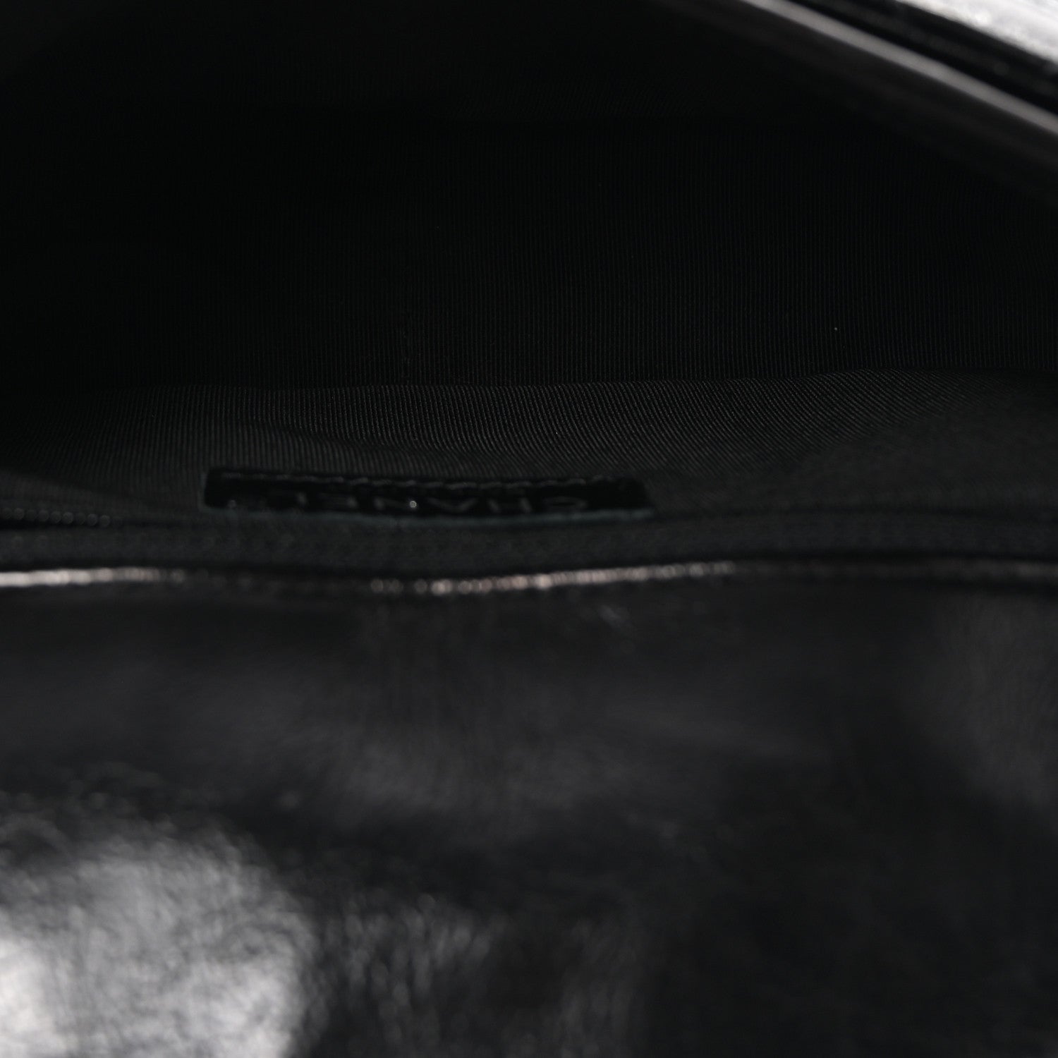 Chanel Shiny Goatskin Quilted Medium Flap Black 5 of 10