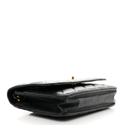 Chanel Lambskin Quilted CC Pearl Crush Wallet on Chain WOC Black 4 of 11