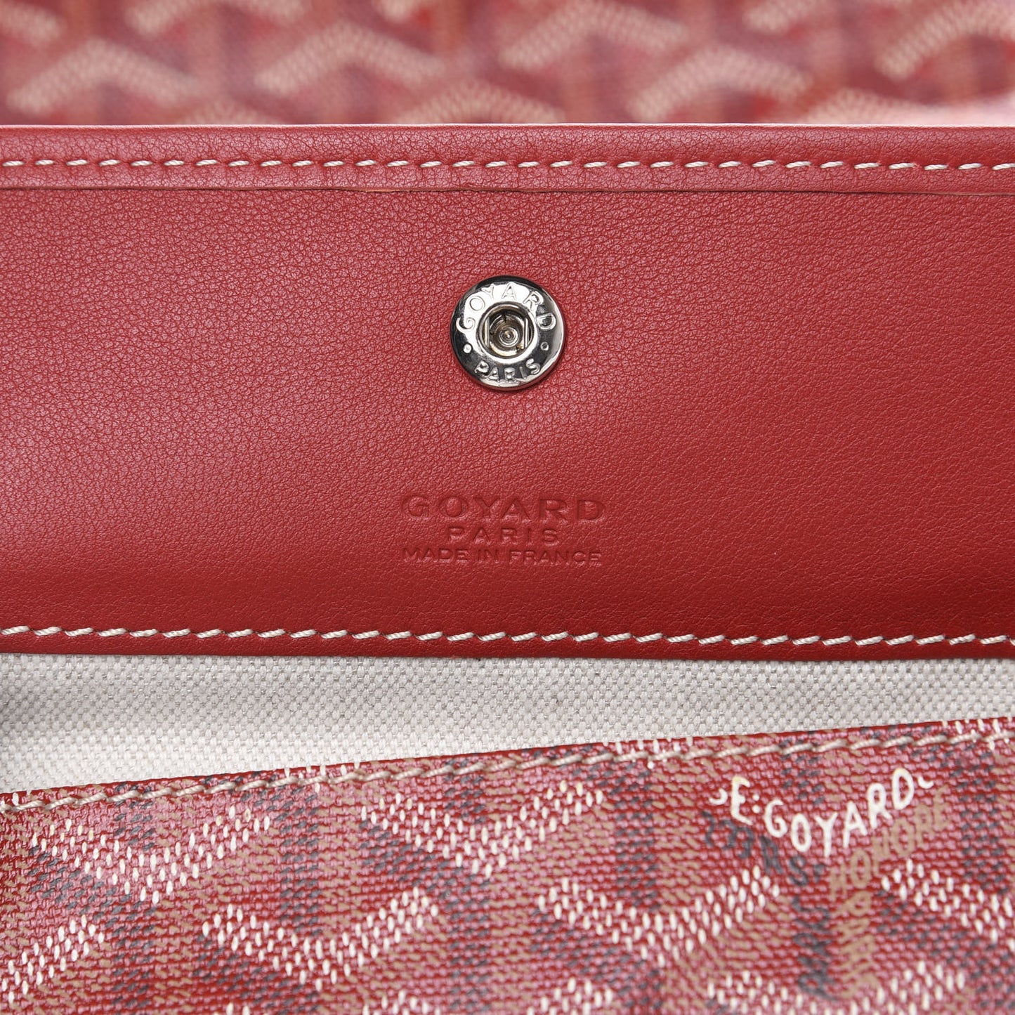 Goyardine Saint Louis GM Red