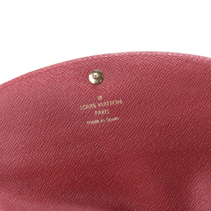 Louis Vuitton Damier Ebene Caissa Wallet Cherry 8 of 10