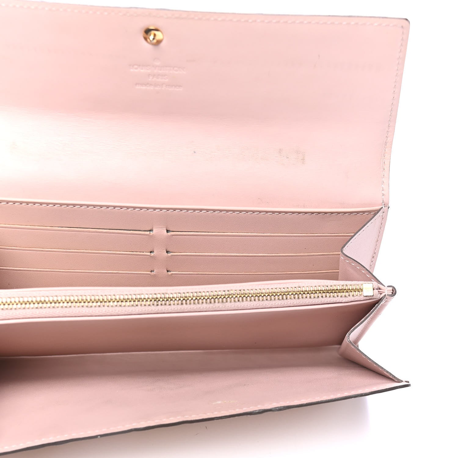 Louis Vuitton Vernis Sarah Wallet Rose Angelique 4 of 5