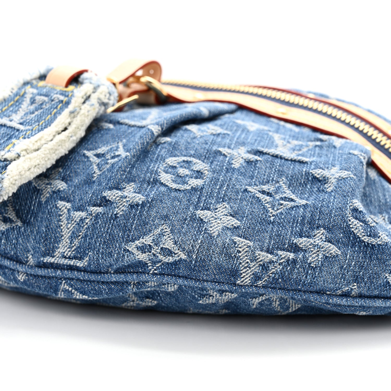 Louis Vuitton Monogram Denim High Rise Bumbag Blue 9 of 9