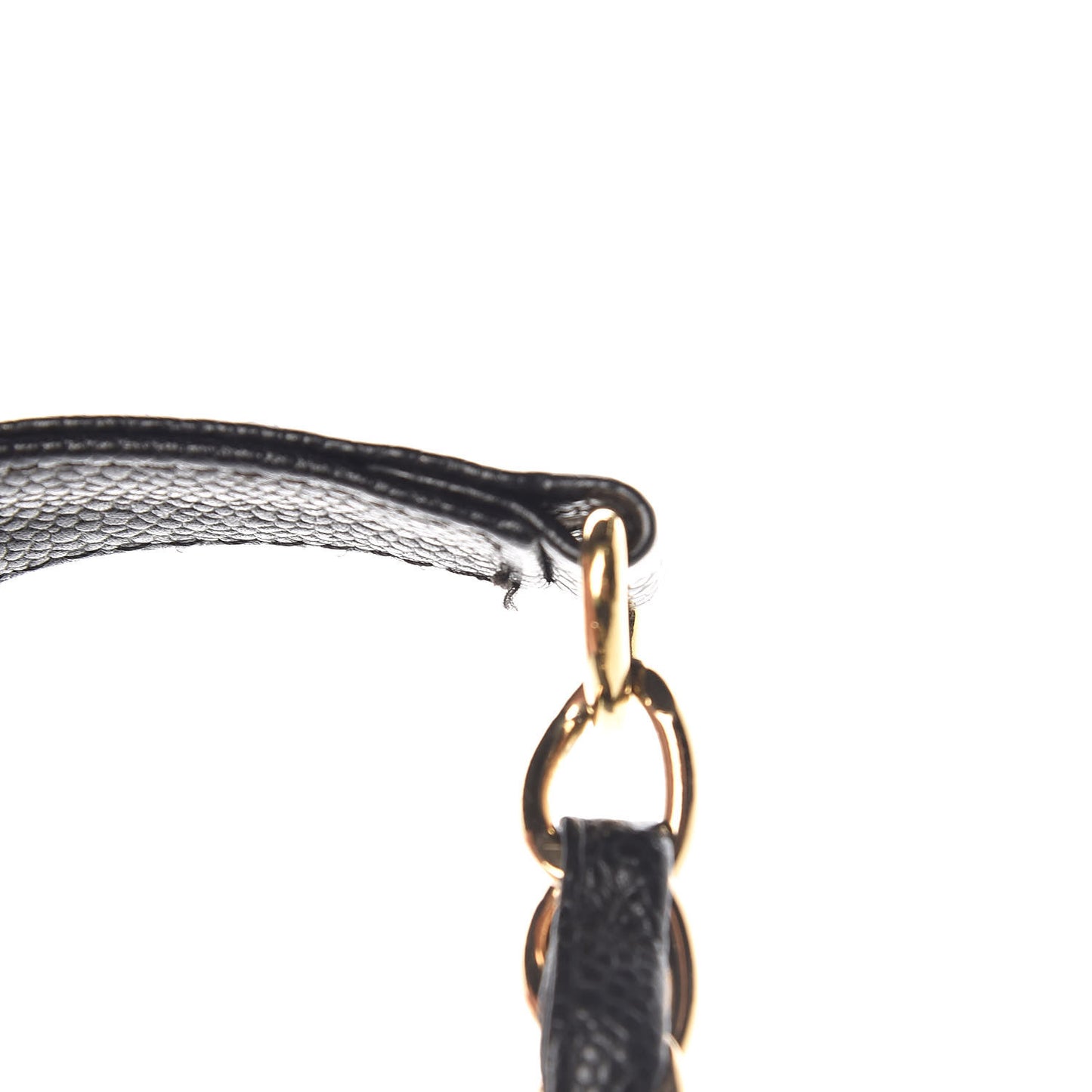 Caviar Quilted Petit Shopping Tote PST Black