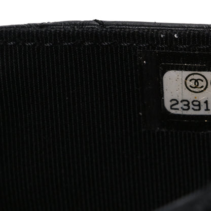 Chanel Aged Calfskin Lucky Charms 2.55 Reissue Wallet on Chain WOC Black 8 of 12
