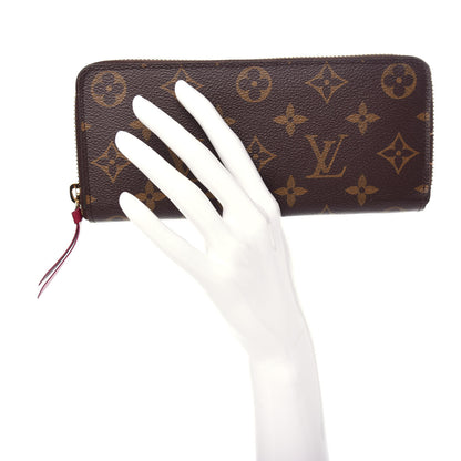 Louis Vuitton Monogram Clemence Wallet Fuchsia 2 of 9