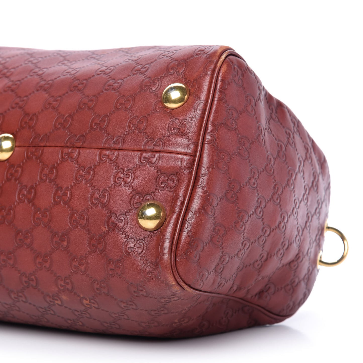 Guccissima Medium Babouska Boston Red