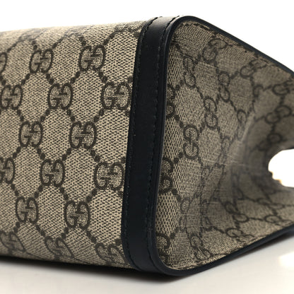 Gucci GG Supreme Monogram Small Padlock Tote Black 10 of 10