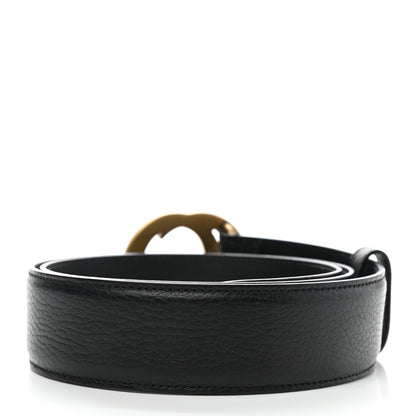 Gucci Dollar Calfskin Interlocking G Belt 90 36 Dark Brown 2 of 3
