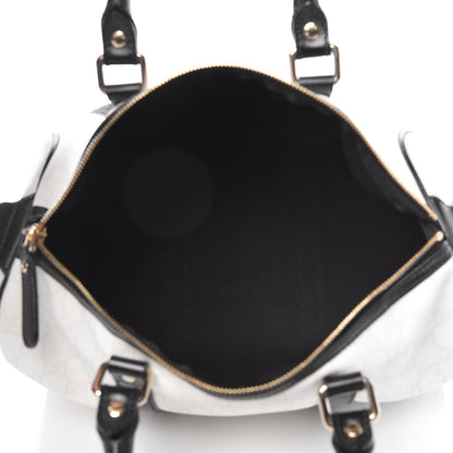 Gucci GG Plus Monogram Medium Joy Boston White Black 5 of 12