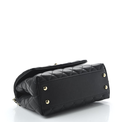 Chanel Caviar Quilted Mini Coco Handle Flap Black 4 of 11