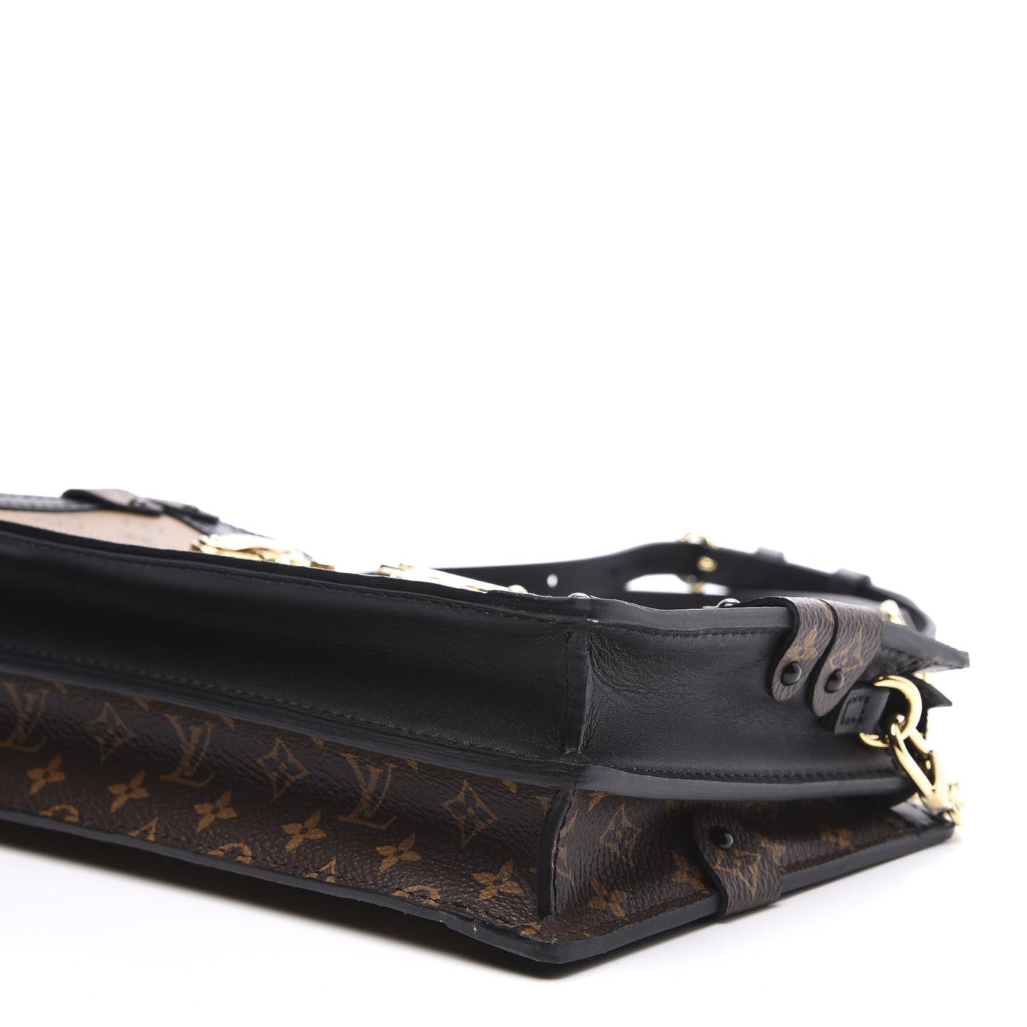 Reverse Monogram Trunk Clutch