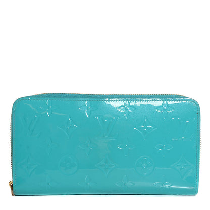 Louis Vuitton Vernis Zippy Wallet Turquoise 1 of 8