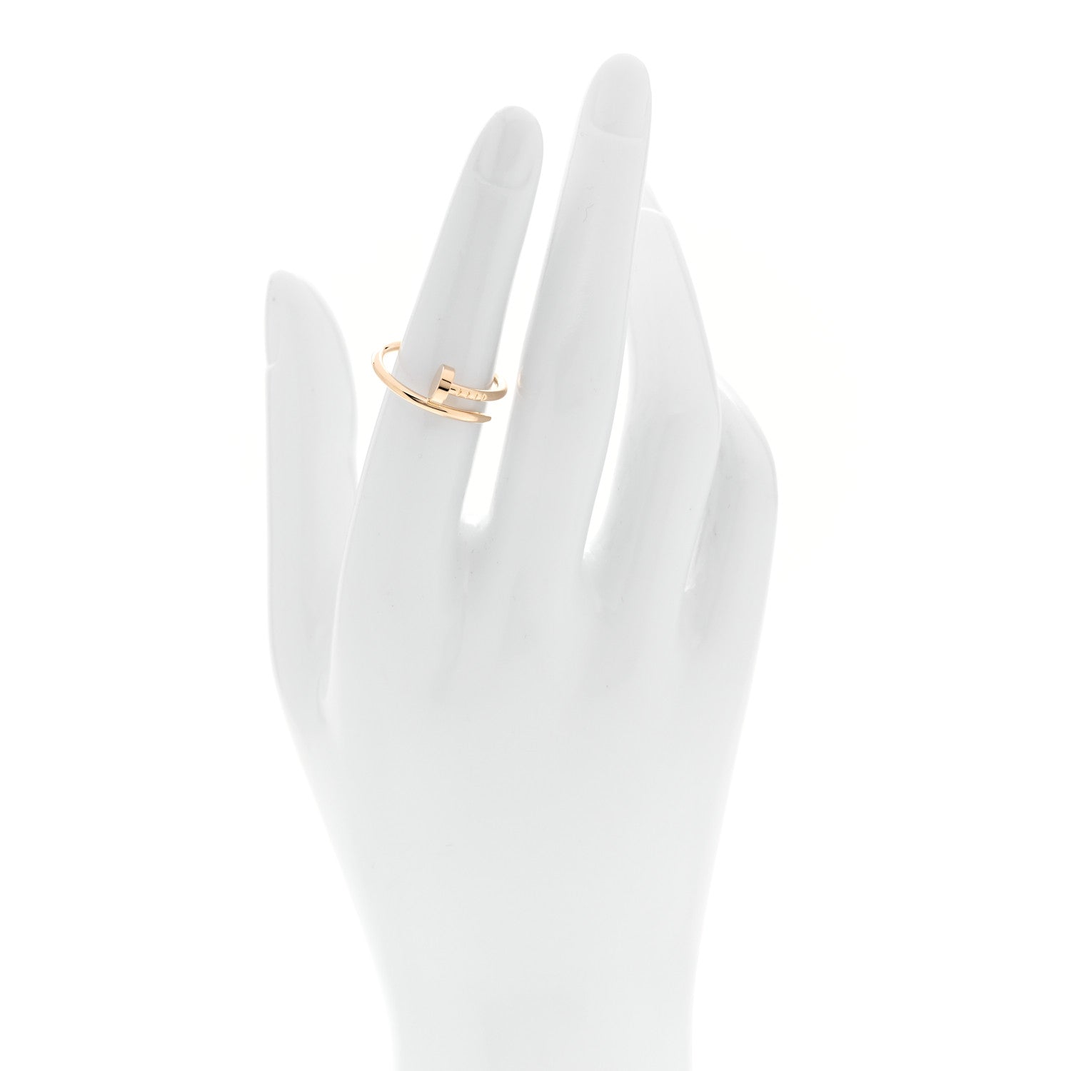 Cartier 18K Yellow Gold Small Juste Un Clou Ring 52 6 2 of 6
