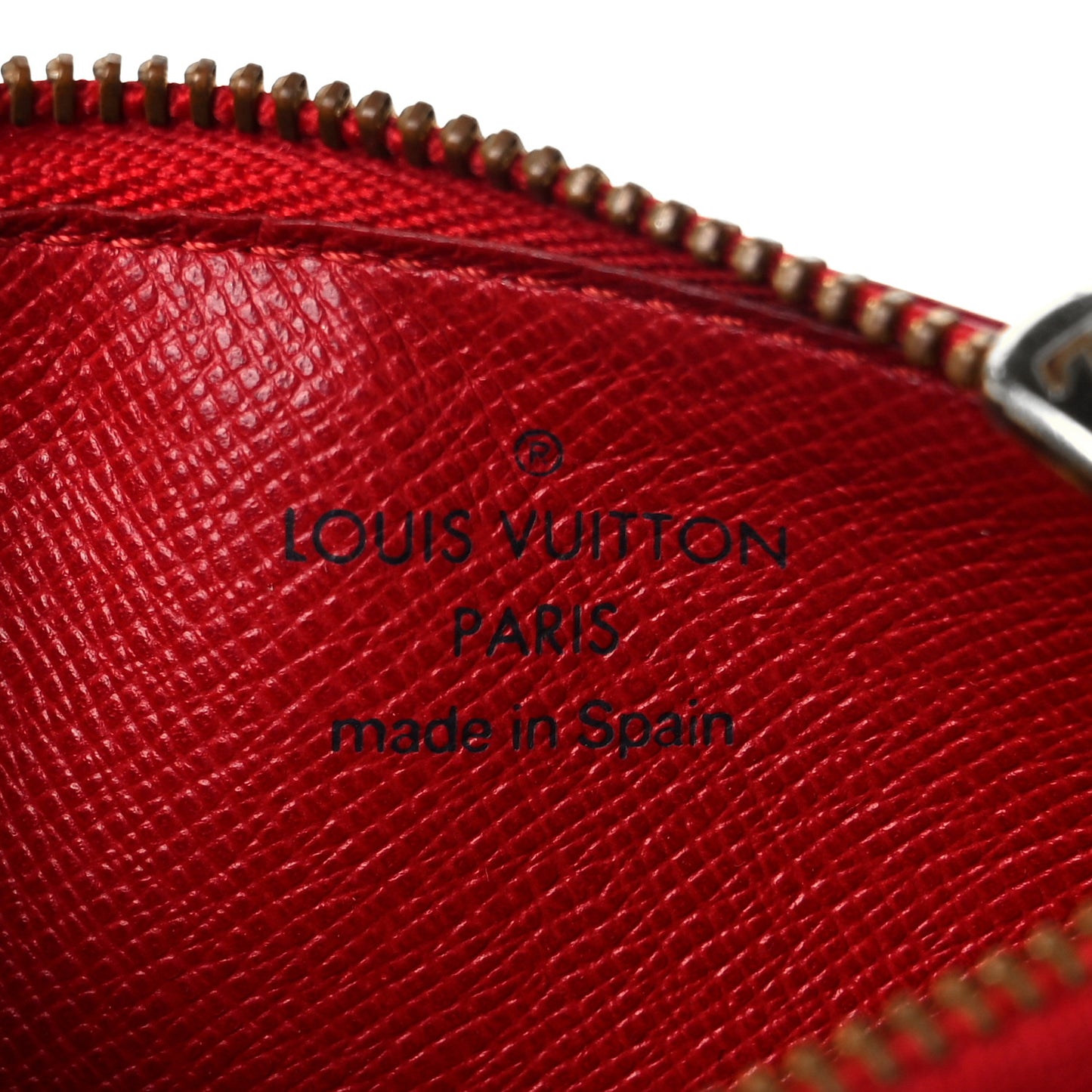 Epi Key Pouch Castillan Red