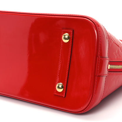 Louis Vuitton Vernis Alma PM Cherry 9 of 11