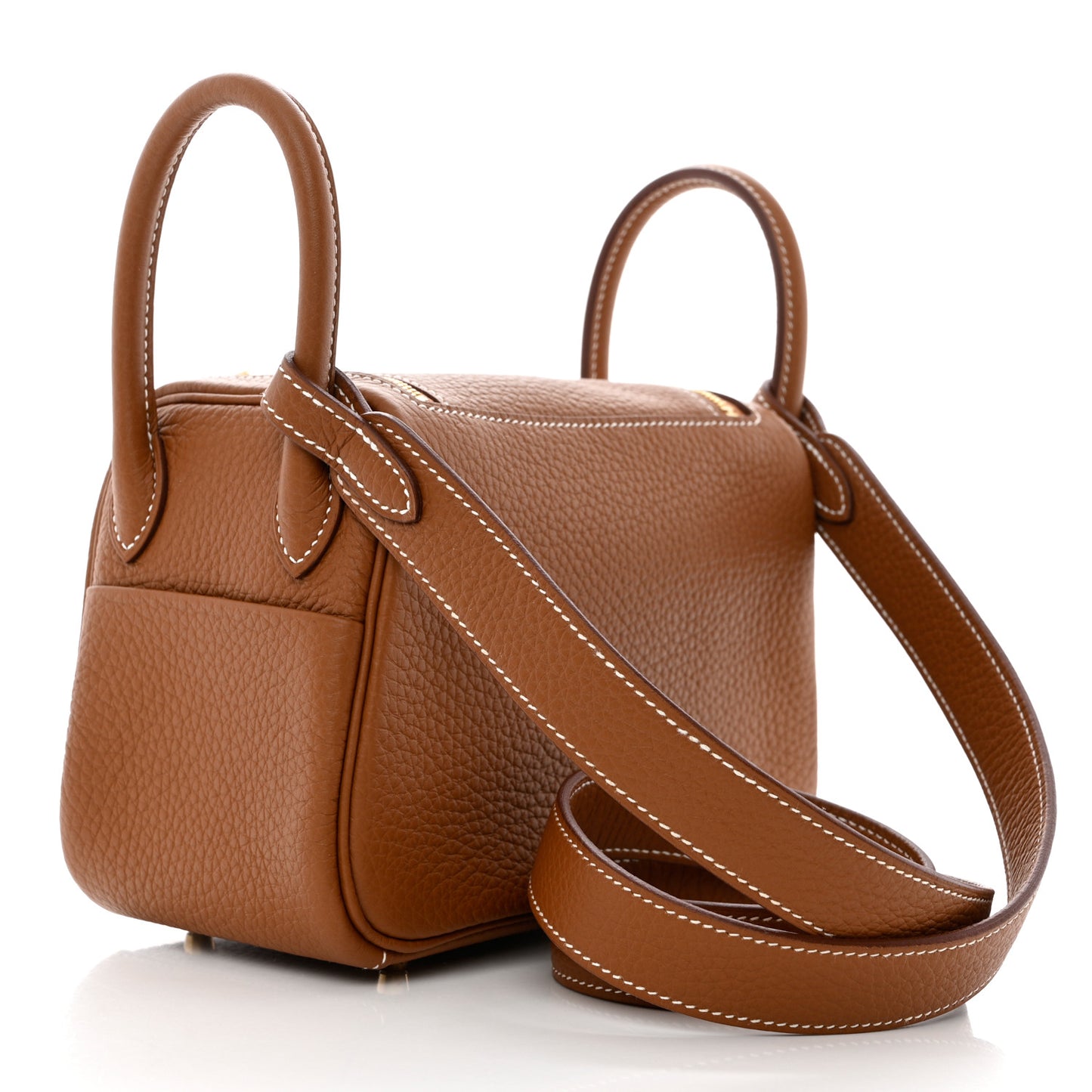 Taurillon Clemence Mini Lindy 20 Gold