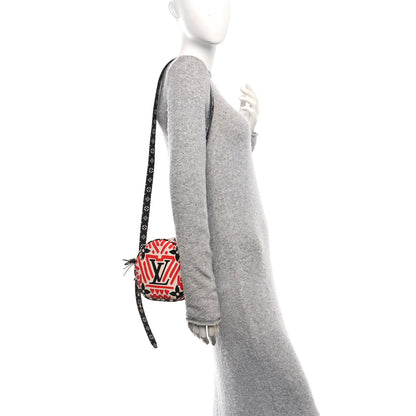 Louis Vuitton Monogram Giant Crafty Boite Chapeau Souple PM Creme Rouge Black 2 of 9