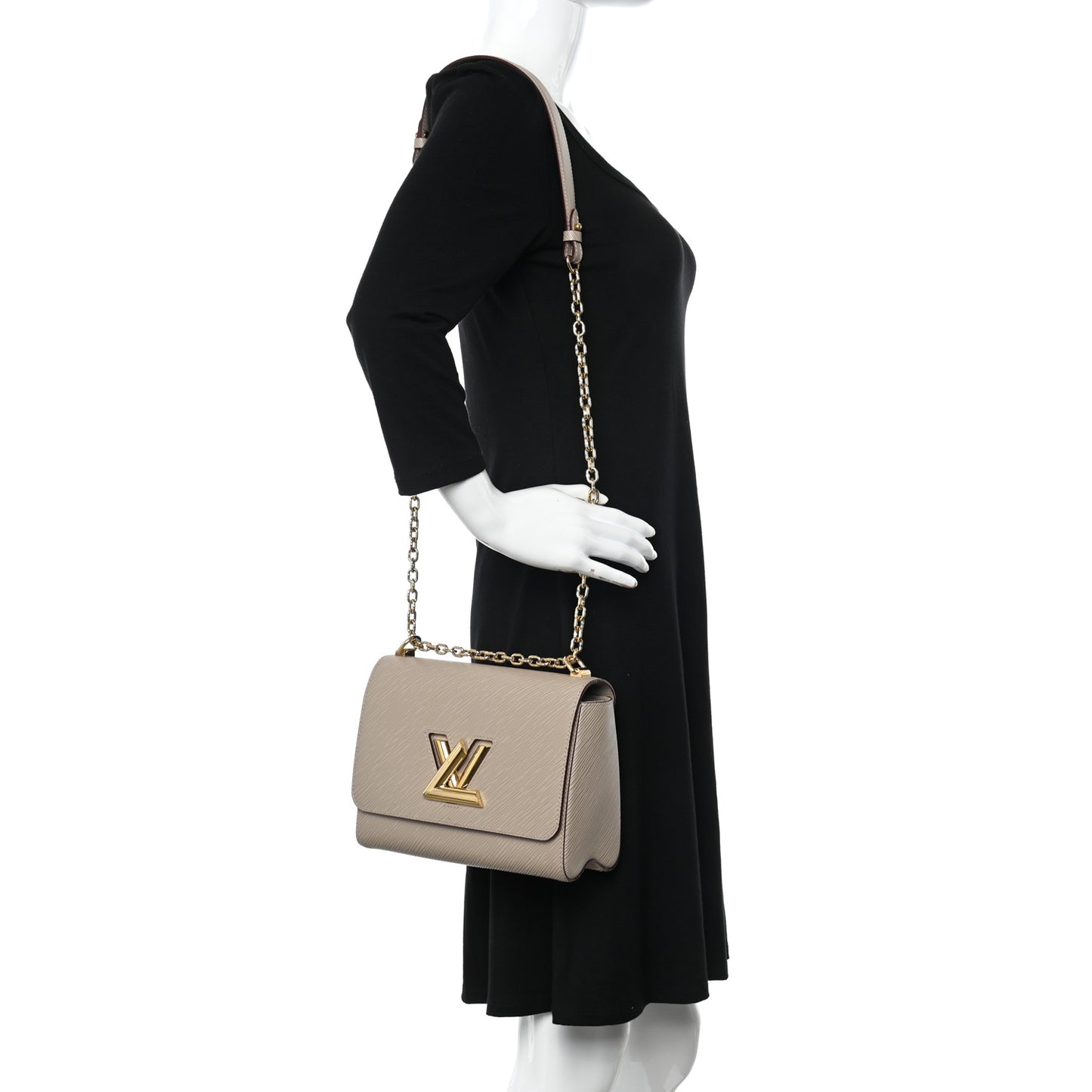 Epi Twist Shoulder Bag MM Galet
