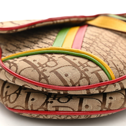Christian Dior Monogram Rasta Saddle Bag Beige 9 of 14