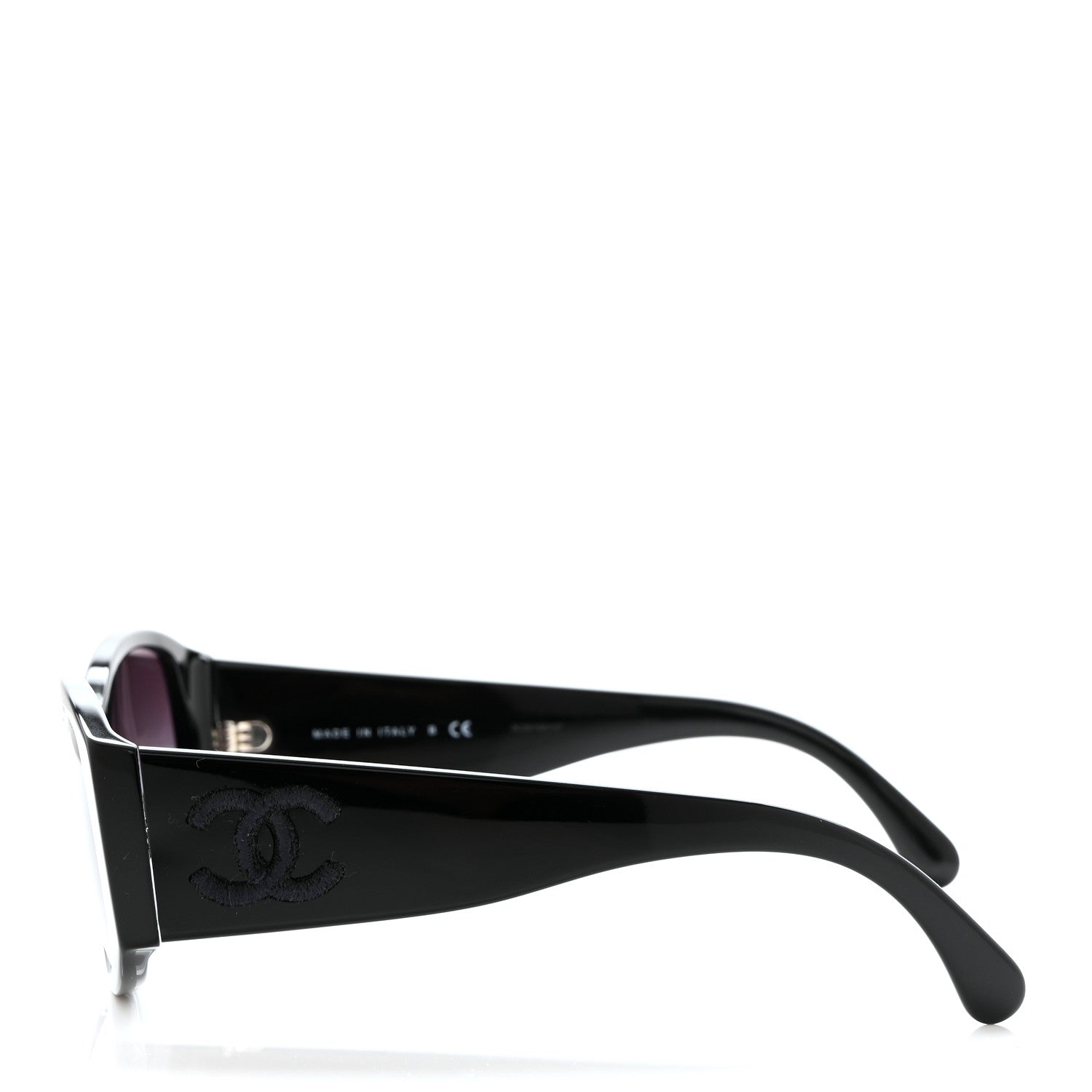 Chanel Acetate CC Logo Sunglasses 5450 Black 3 of 8