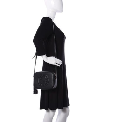 Gucci Pebbled Calfskin Small Soho Disco Bag Black 2 of 9