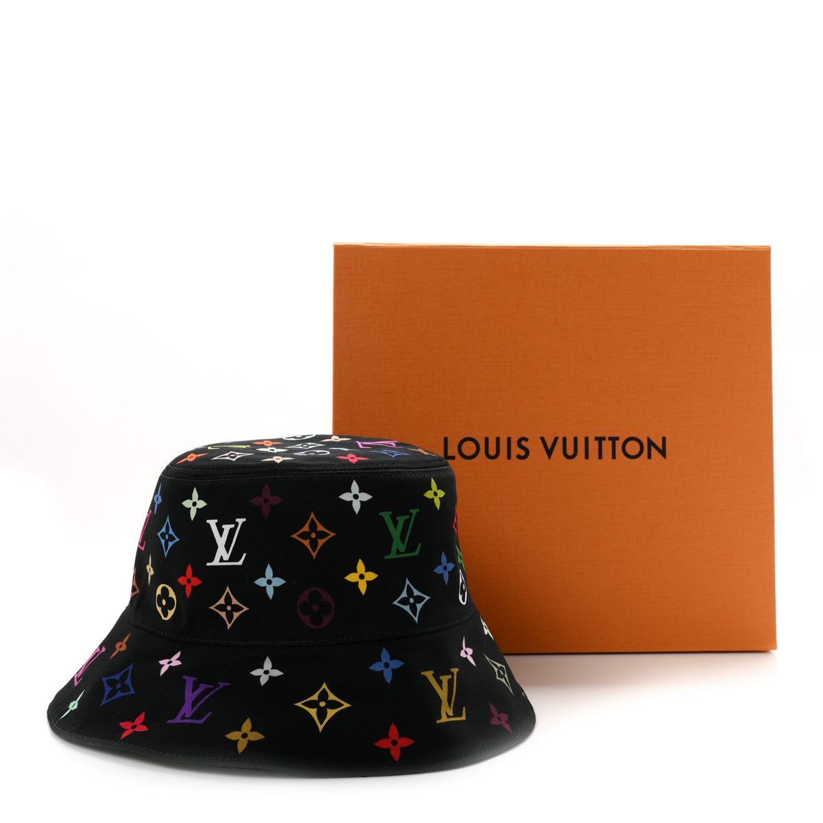 LV X TM Reversible Superflat Bucket Hat S Black