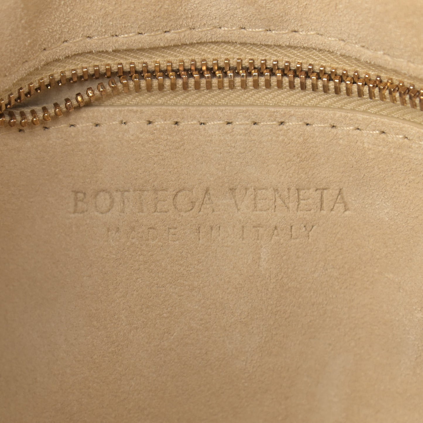 Suede Maxi Intrecciato Padded Chain Cassette Crossbody Bag Sand