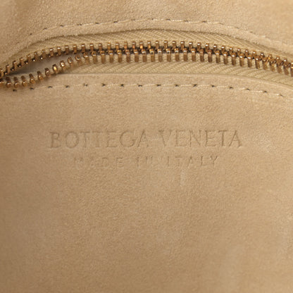 Bottega Veneta Suede Maxi Intrecciato Padded Chain Cassette Crossbody Bag Sand 6 of 9
