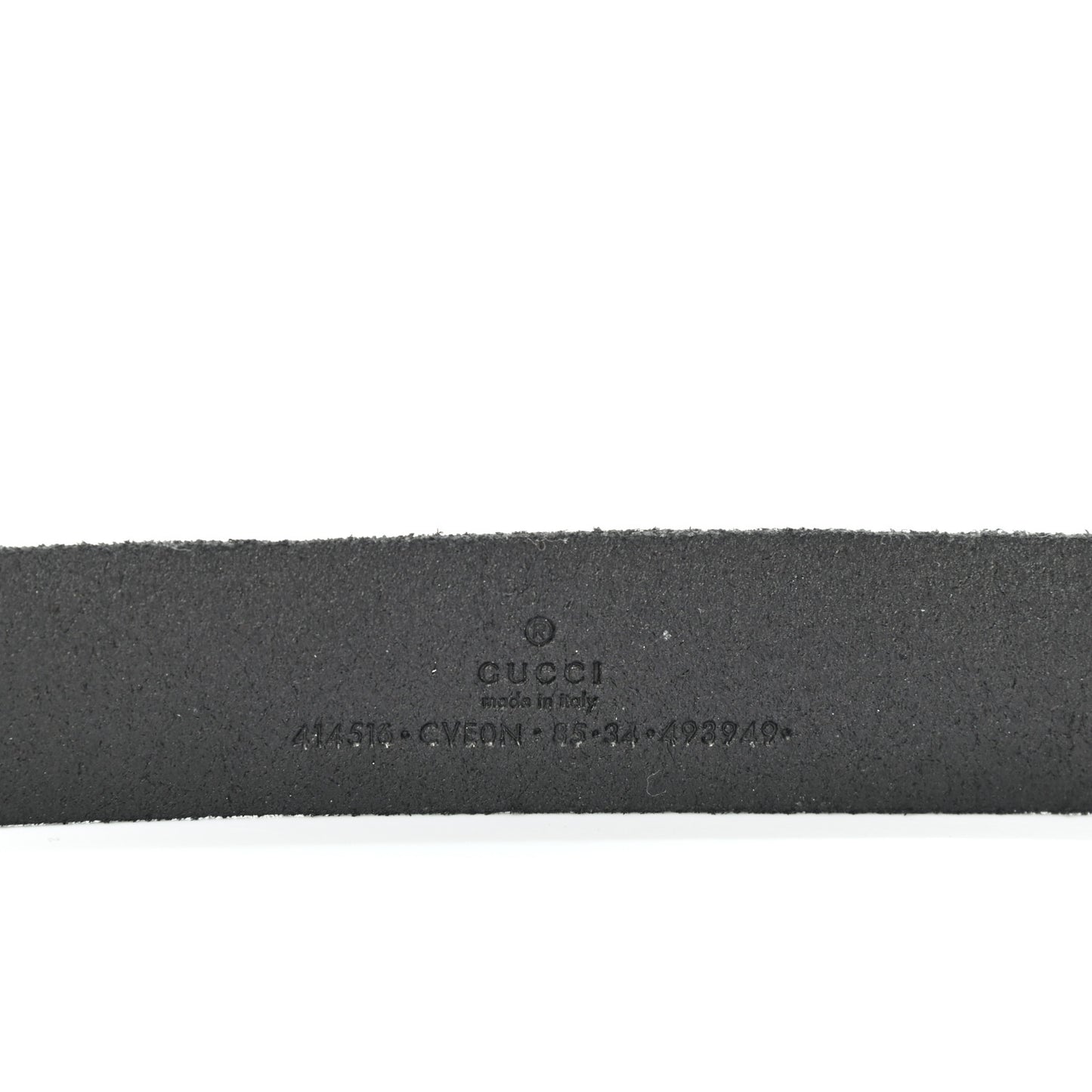 Faded Calfskin Double G 30mm Belt 85 34 Black