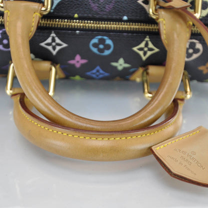 Louis Vuitton Monogram Multicolor Speedy 30 Black 6 of 9