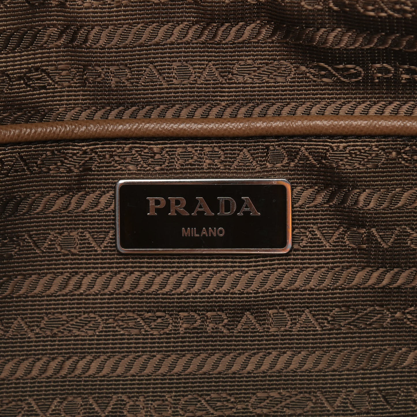 Vela Nylon Saffiano Backpack Tobacco