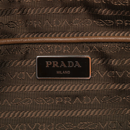 Prada Vela Nylon Saffiano Backpack Tobacco 6 of 11