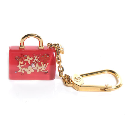 Louis Vuitton Resin Inclusion Speedy Bag Charm Key Chain Pomme D'Amour 1 of 4