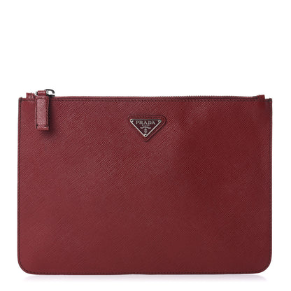 Prada Saffiano Portfolio Case Cherry 1 of 7