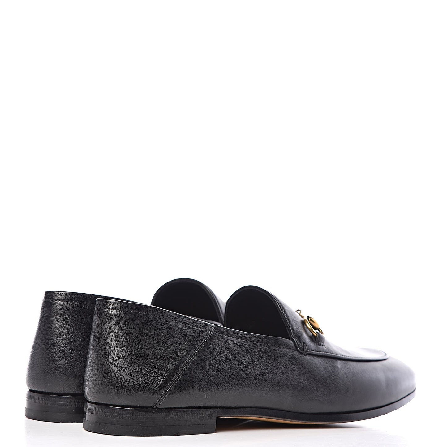 Lambskin Womens Brixton Horsebit Loafers 39 Black