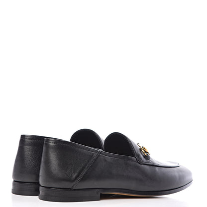 Gucci Lambskin Womens Brixton Horsebit Loafers 39 Black 4 of 10