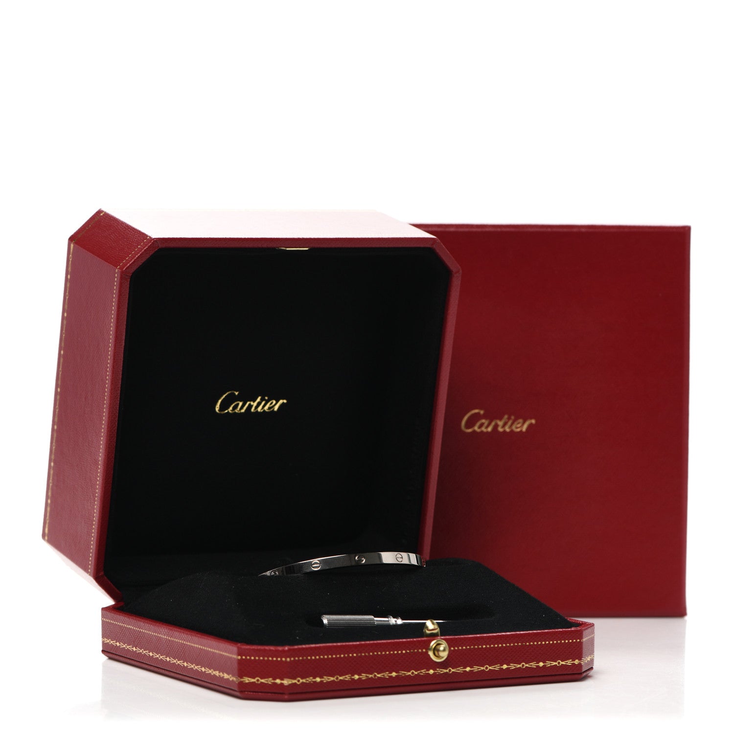 Cartier 18K White Gold Small LOVE Bracelet 16 6 of 6