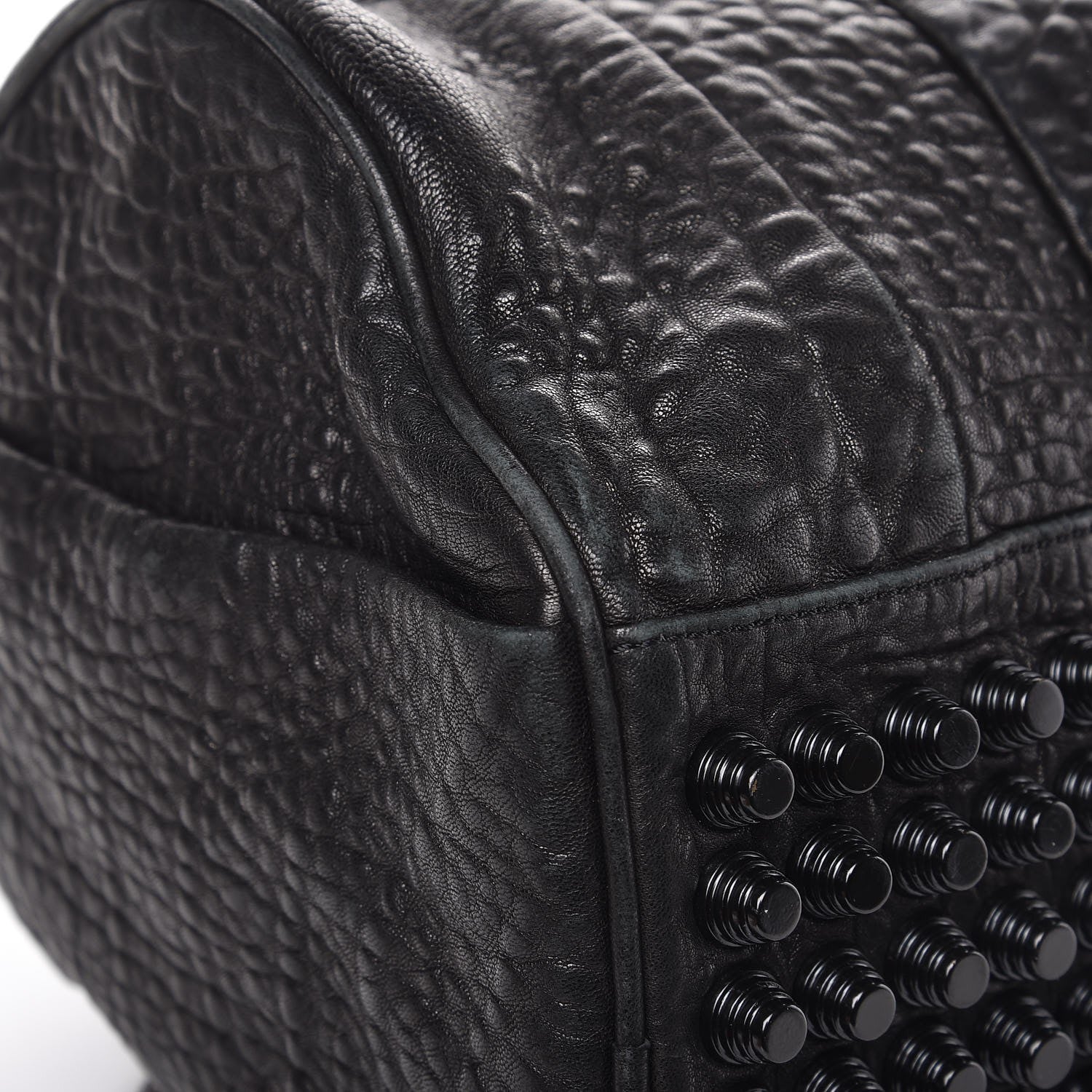 Alexander Wang Pebbled Lambskin Rocco Black Matte Black Hardware 8 of 11