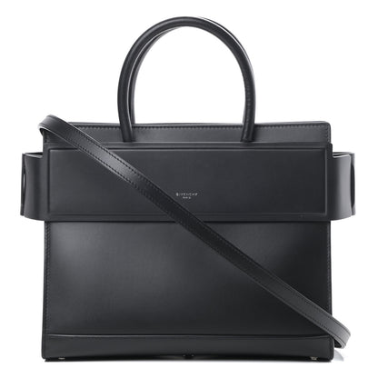 Givenchy Smooth Calfskin Small Horizon Satchel Black 1 of 15