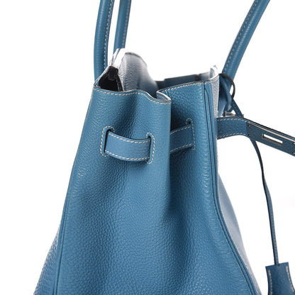 Hermes Togo Birkin 35 Blue Jean 27 of 39