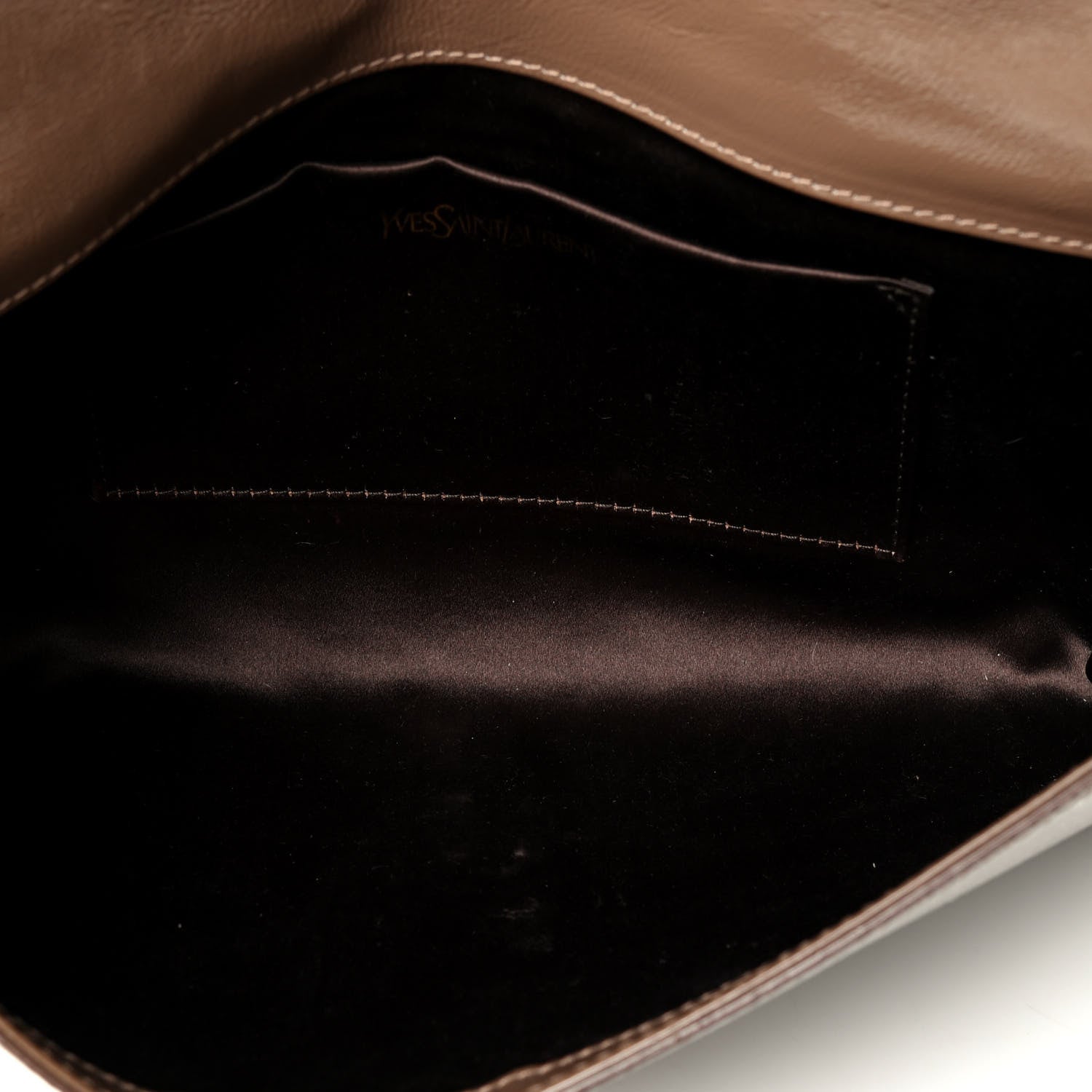 Saint Laurent Textured Patent Calfskin Large Belle De Jour Clutch 4 of 4