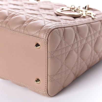 Christian Dior Lambskin Cannage Medium Lady Dior Fard 7 of 10