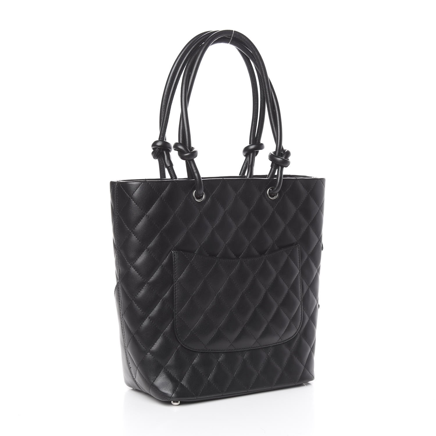 Chanel Calfskin Quilted Medium Cambon Tote Black 2 of 11
