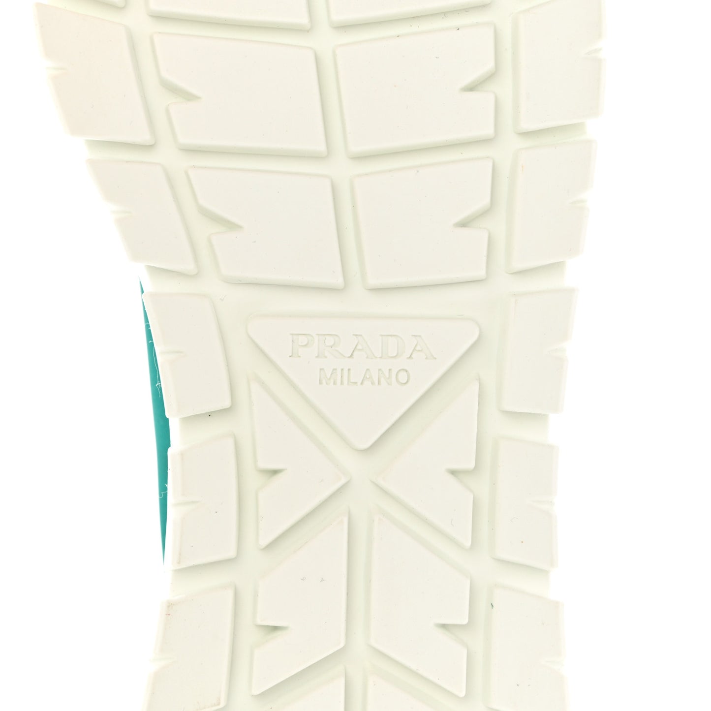 Re-Nylon Gabardine Triangle Logo Double Wheel 50mm Sneakers 37.5 Assenzio